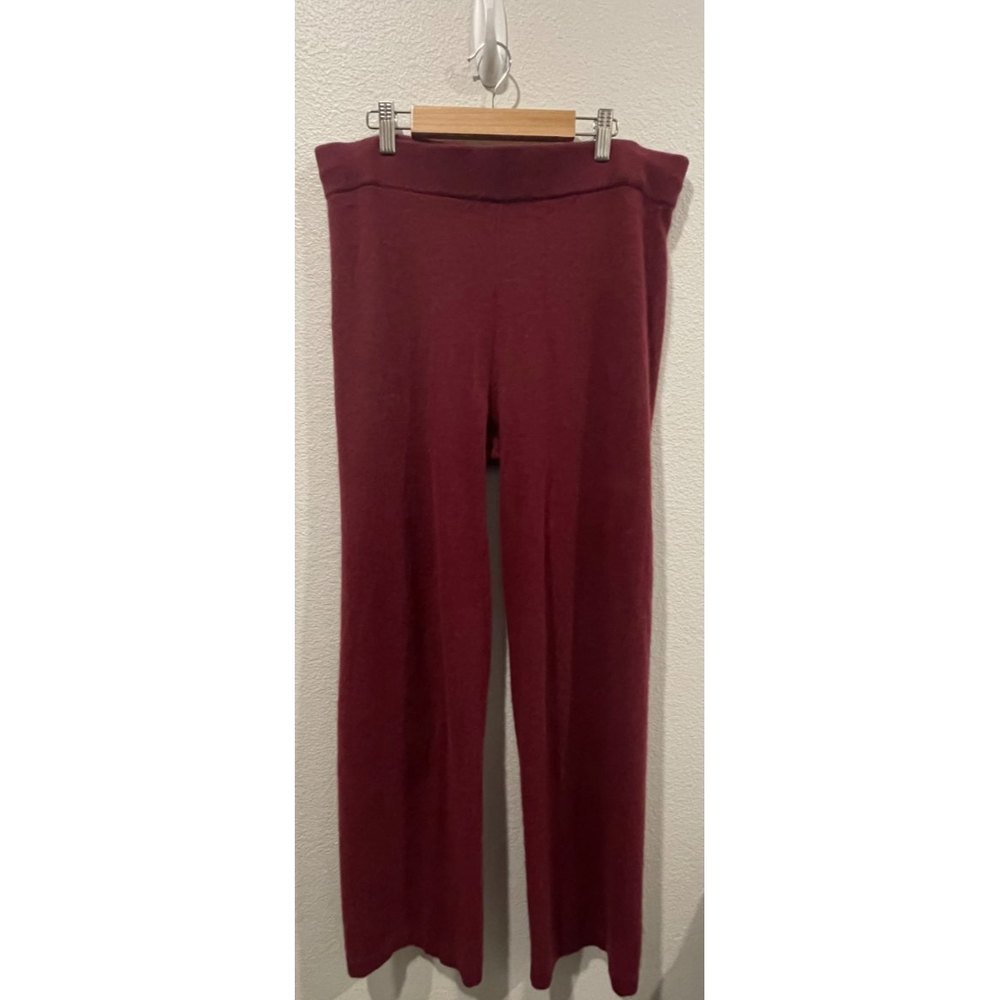 NEIMAN MARCUS CASHMERE Burgundy Pants